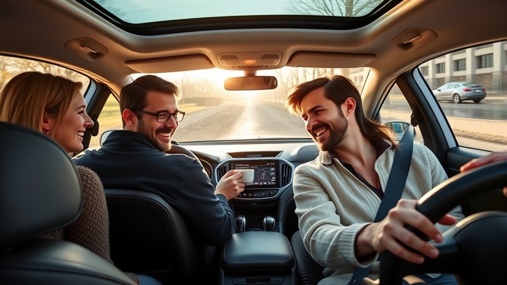 streamlined coordinated carpool routines