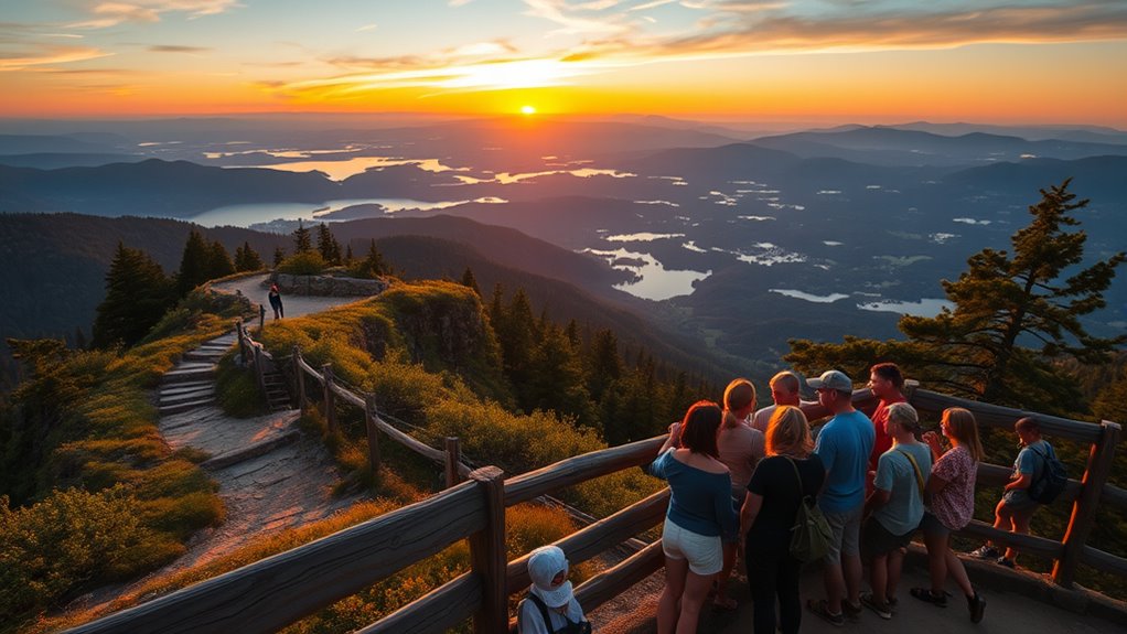 sunset melodies at scenic overlooks