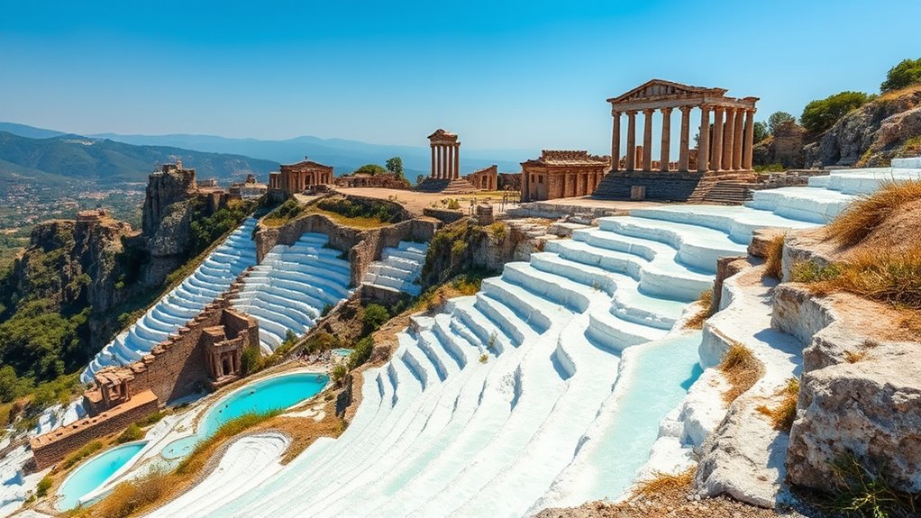 thermal terraces and hierapolis
