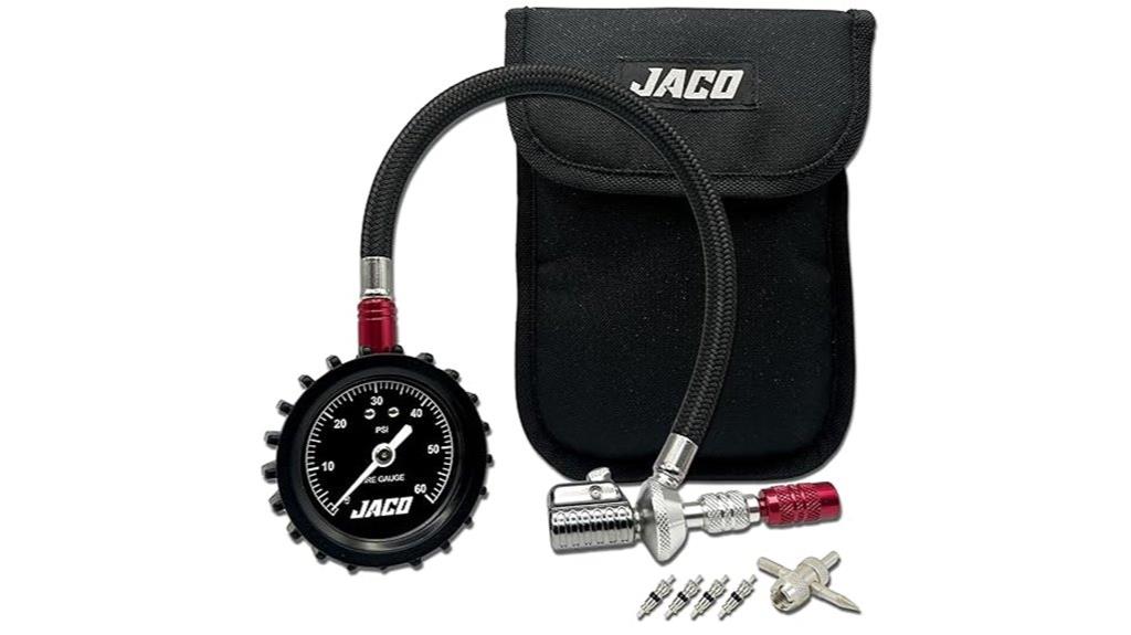 tire deflator with gauge