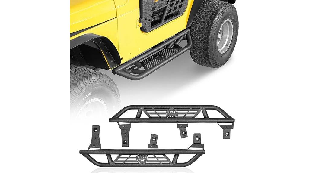 tj jeep wrangler side steps