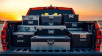 top truck bed storage