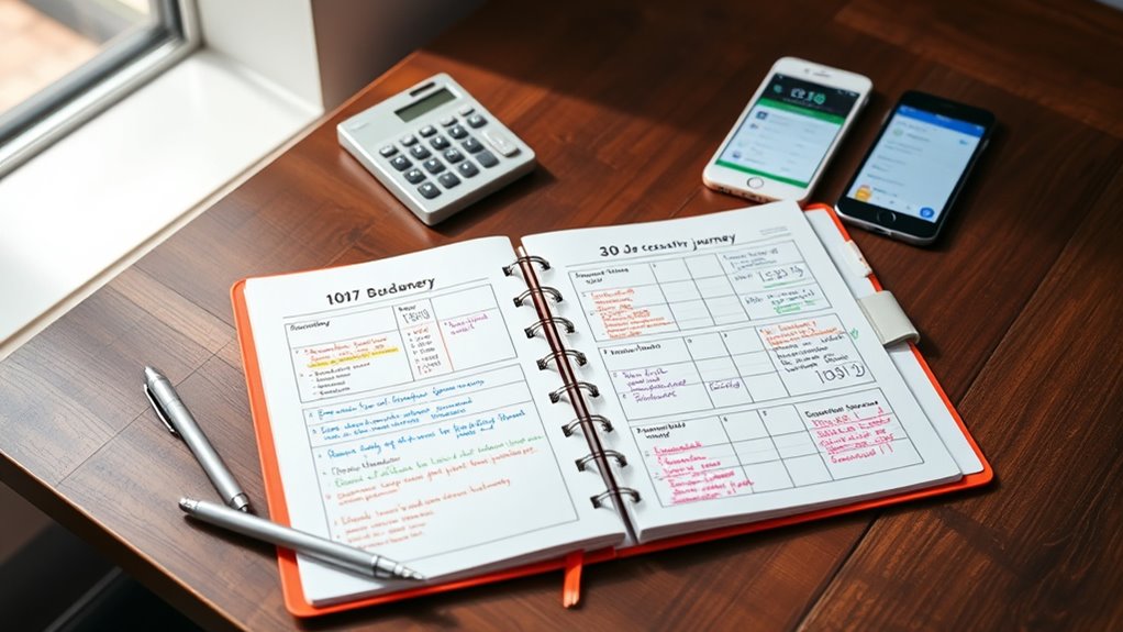 track categorize review budgets