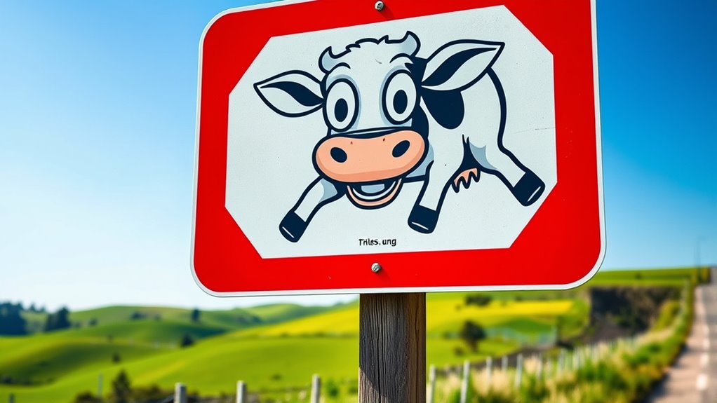 unusual road sign warnings