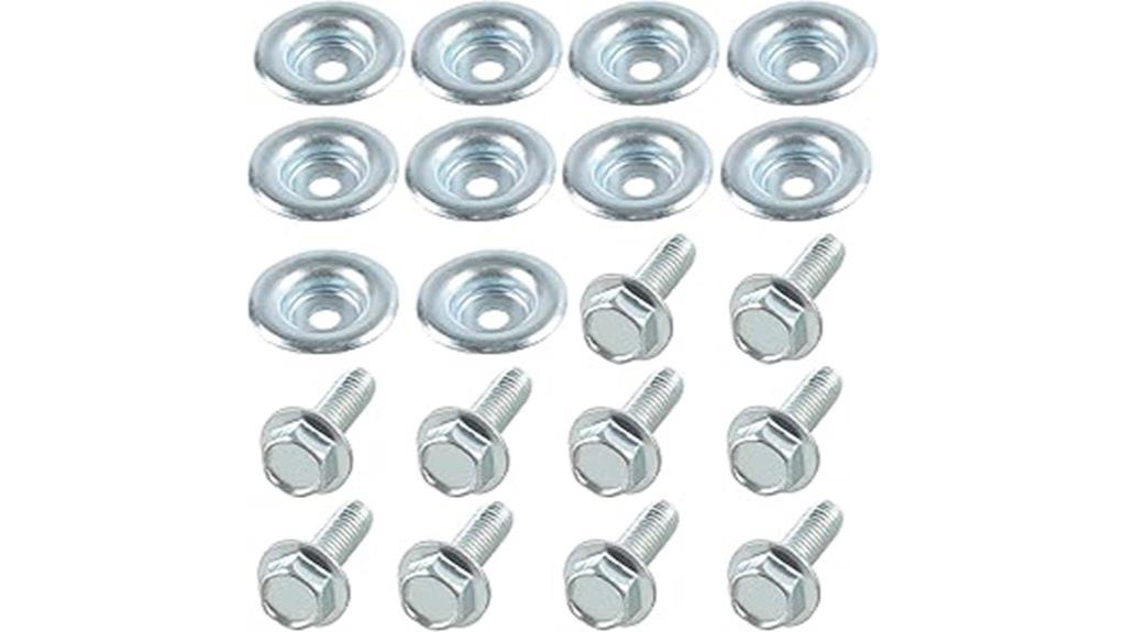 utv skid plate bolt kit