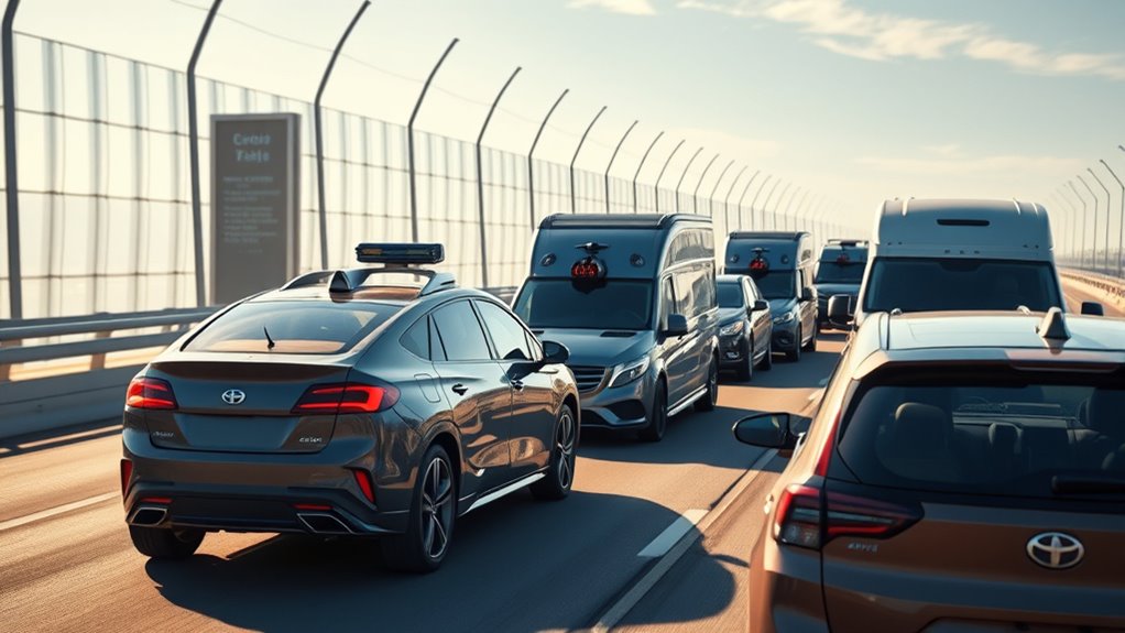 vehicle communication and sensors