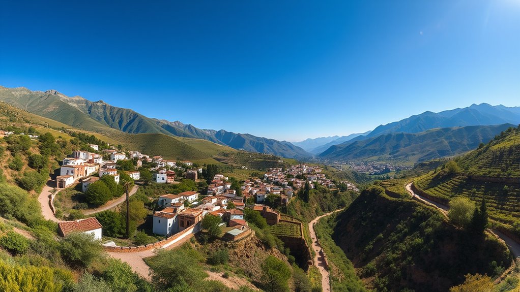 vibrant berber mountain villages