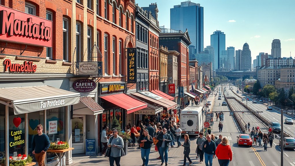 vibrant multicultural culinary hub