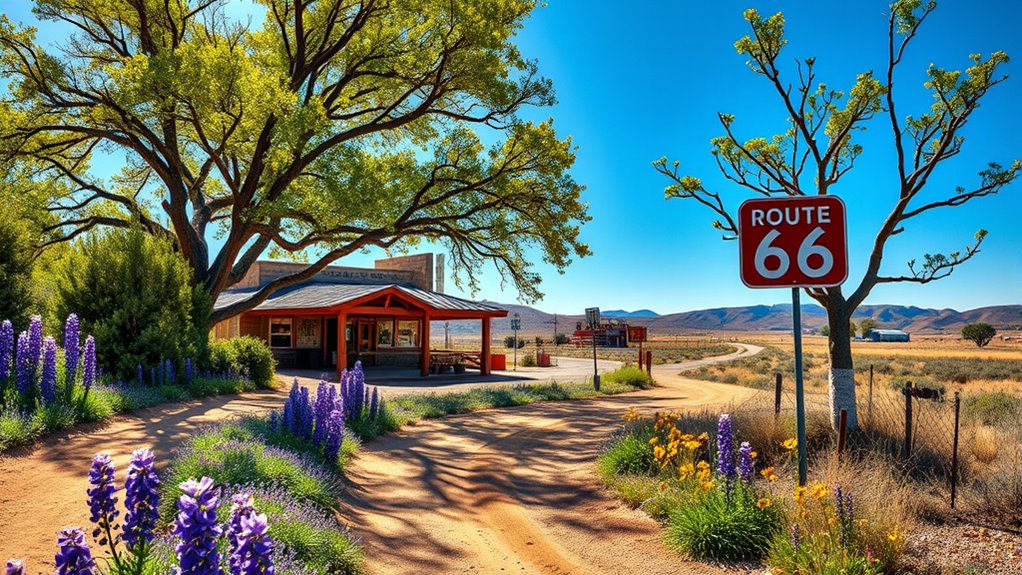 vintage shops and scenic stops