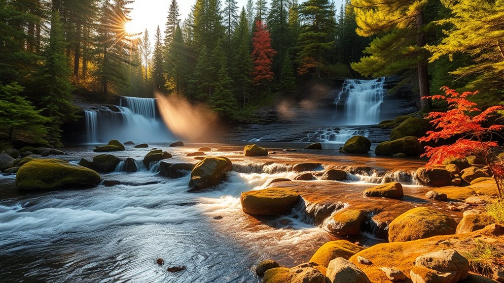 visit waterfalls during springtime