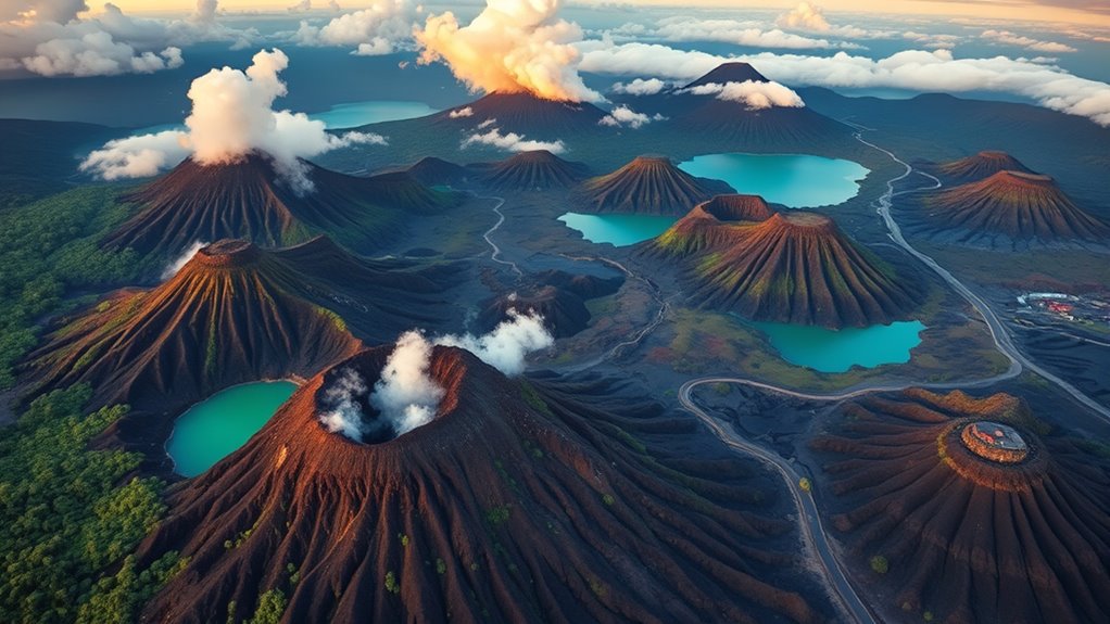 volcanoes hot springs photography