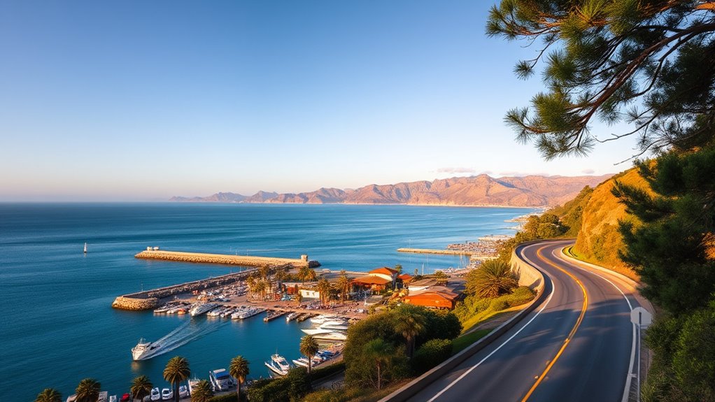 waterfront views and island scenery