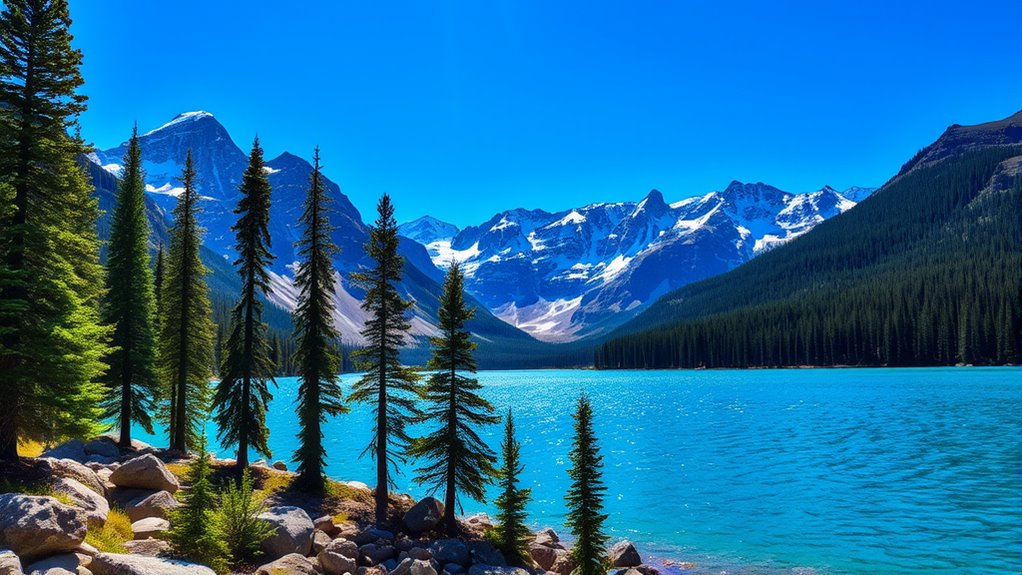 wildlife lakes mountain hikes