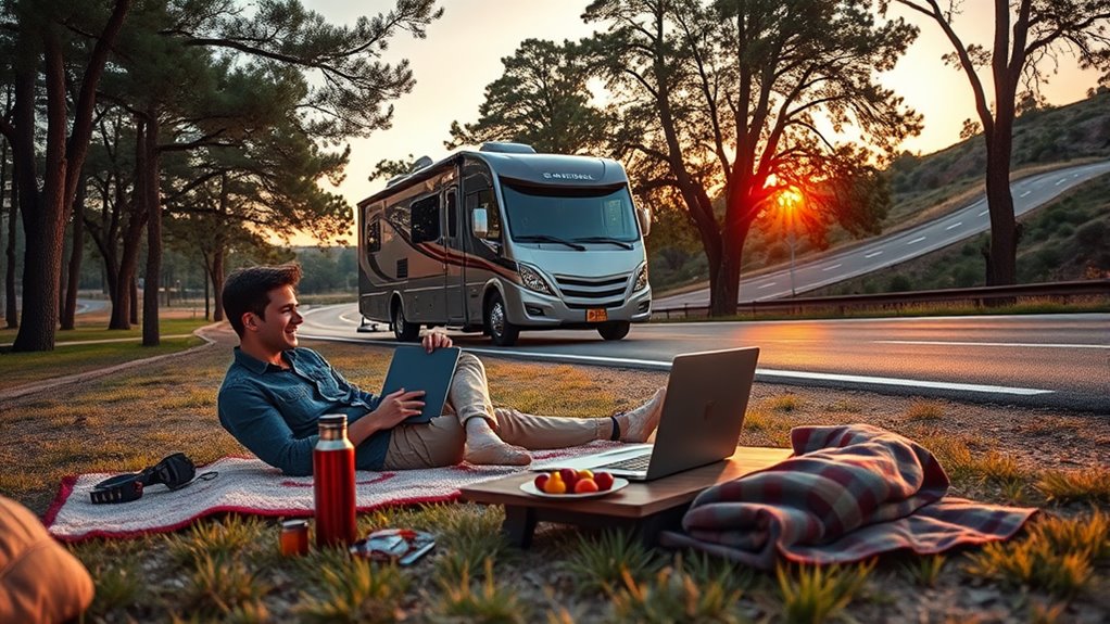 work and travel harmoniously