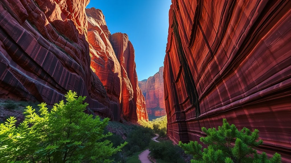 zion canyon wildlife geology
