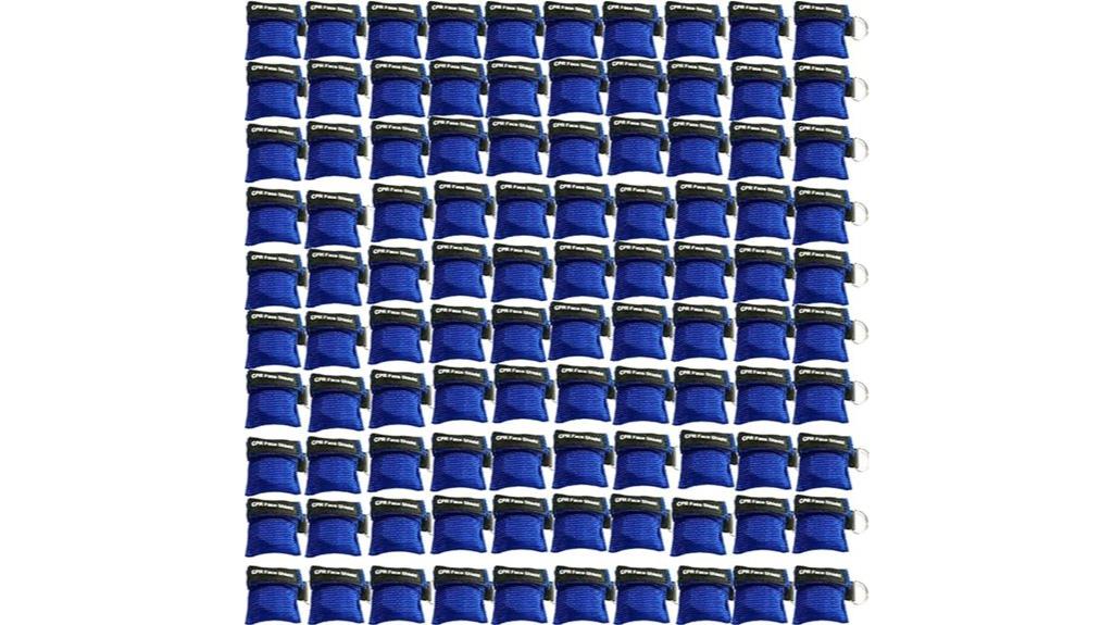 100 piece mask keychain pack