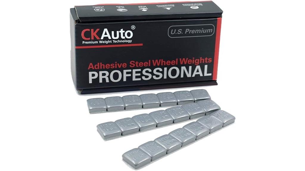 126 piece wheel weight set