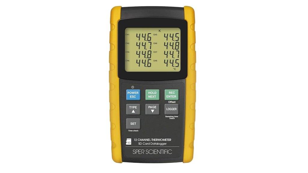 12 channel digital thermometer