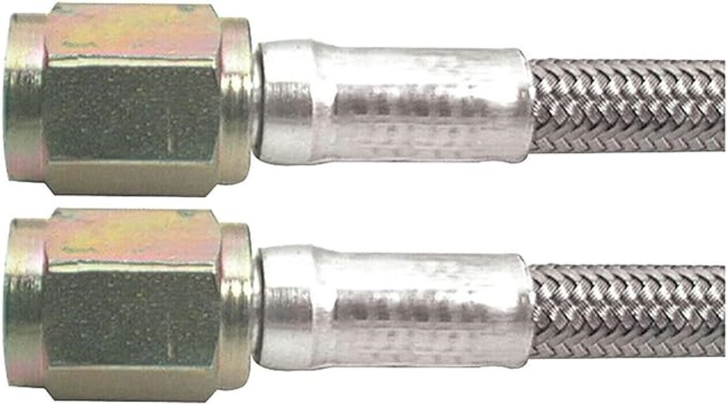18 inch braided stainless hose