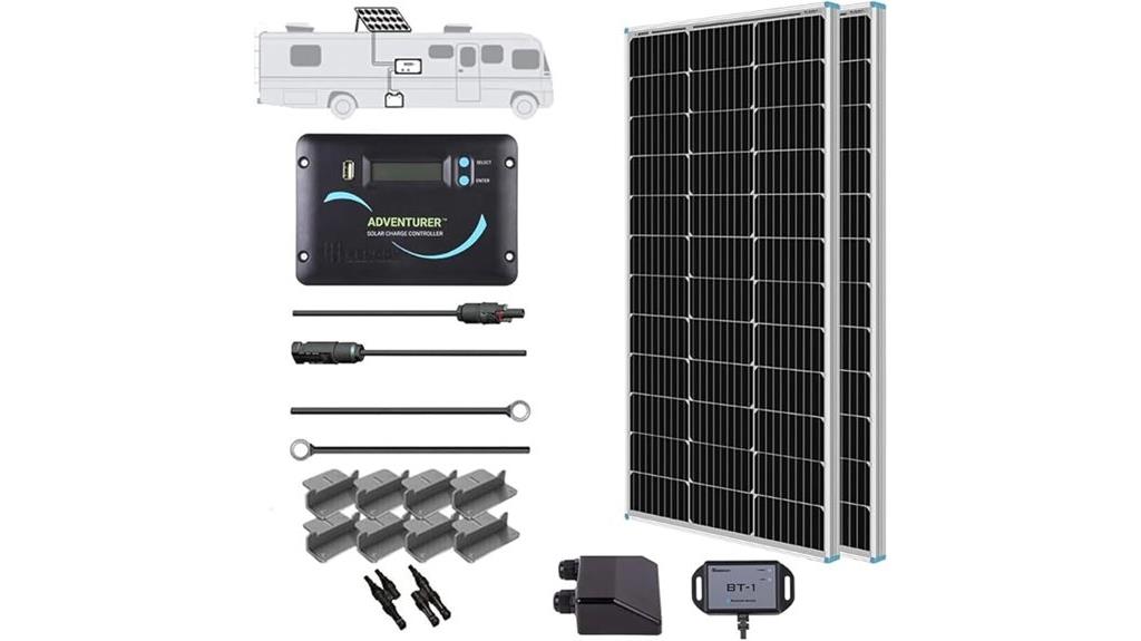 200w 12v rv solar