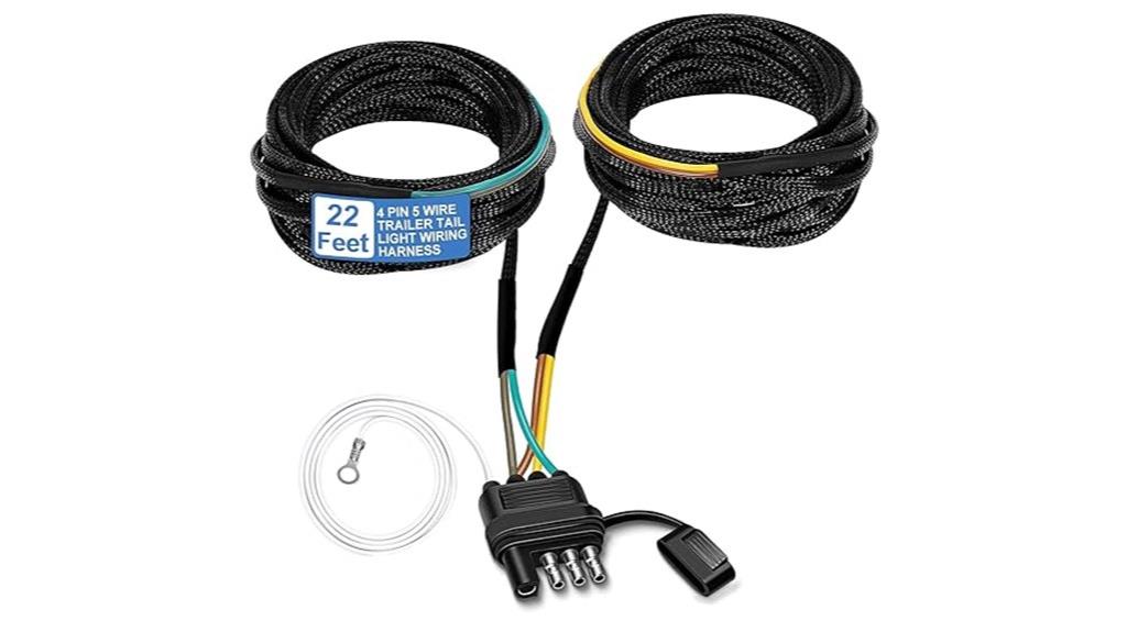 22 foot 5 wire trailer harness