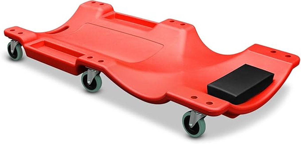 40 inch padded creeper