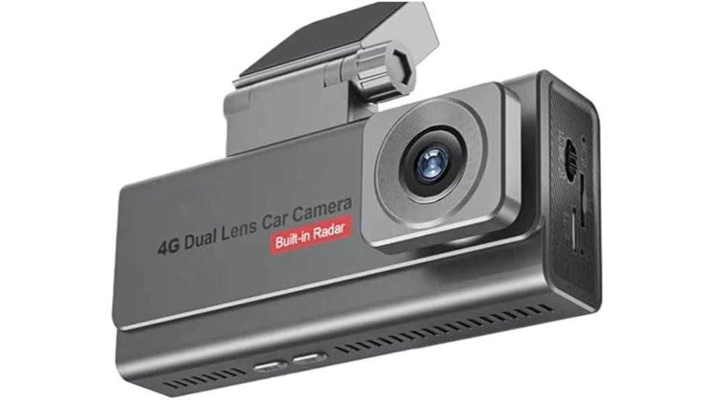 4g gps dual lens camera