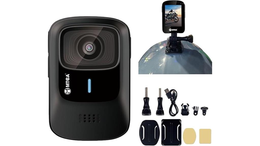 4k waterproof helmet camera