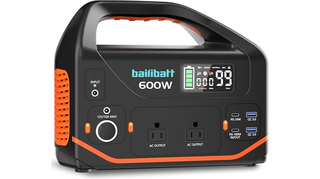 600w 293wh portable station