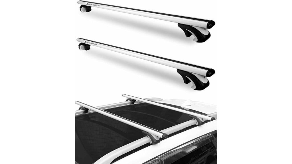 adjustable aluminum roof crossbars