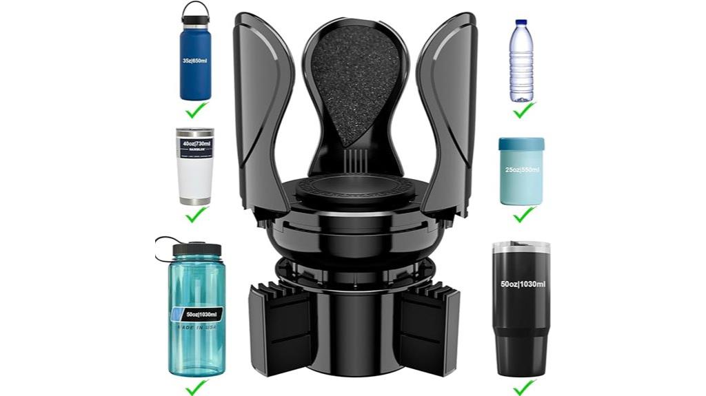 adjustable car cup holder