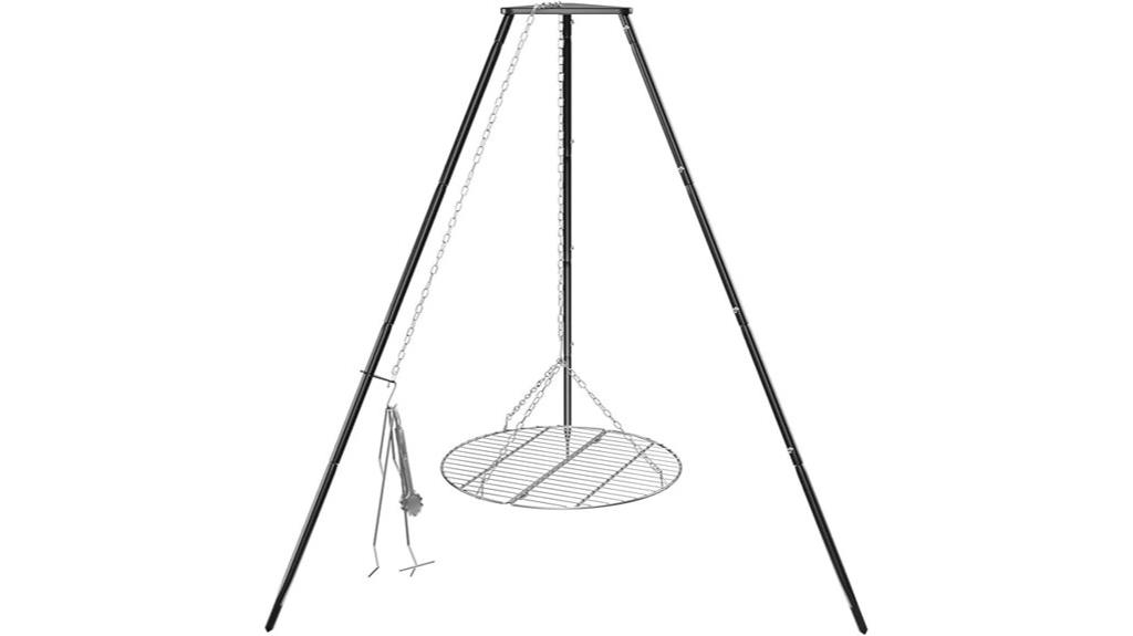 adjustable collapsible tripod