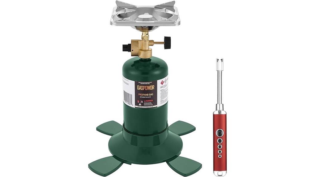 adjustable propane stove burner