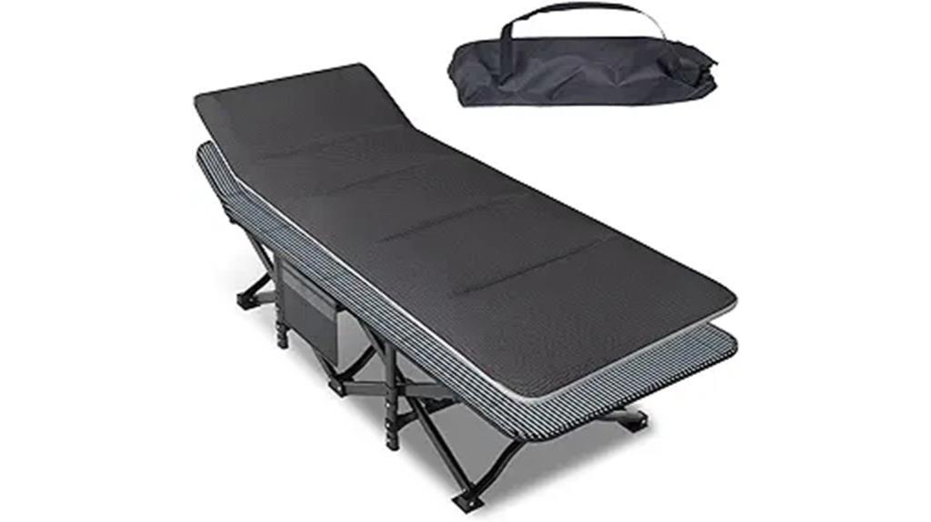adult camping cot with bag