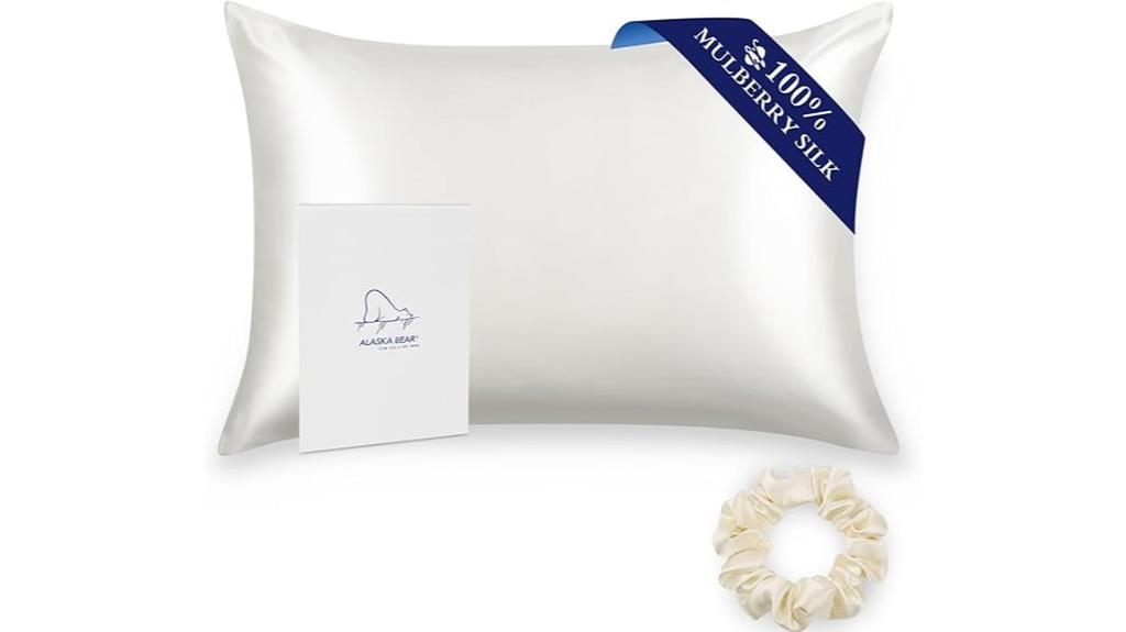 alaska bear silk pillowcase