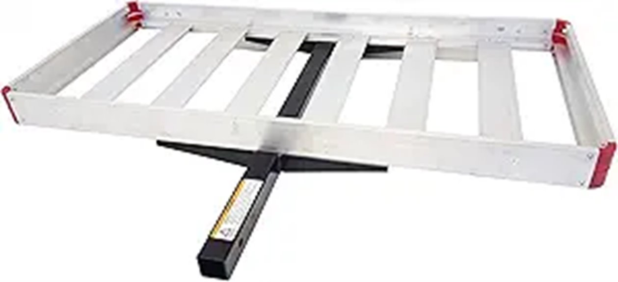 aluminum hitch mount carrier