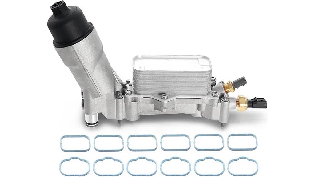 aluminum oil filter housing