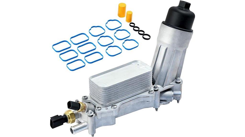 aluminum oil filter housing