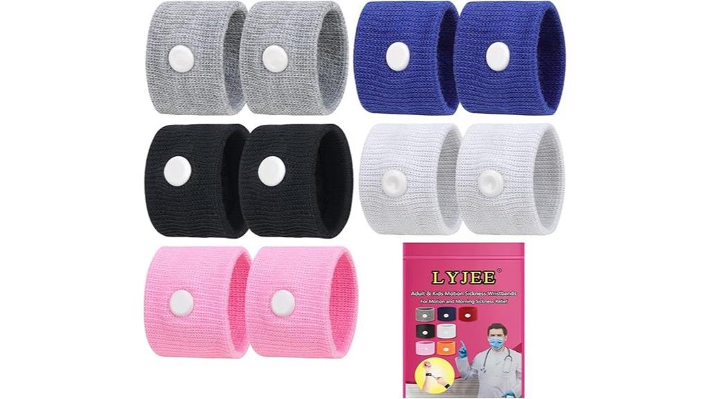 anti nausea wristbands pack