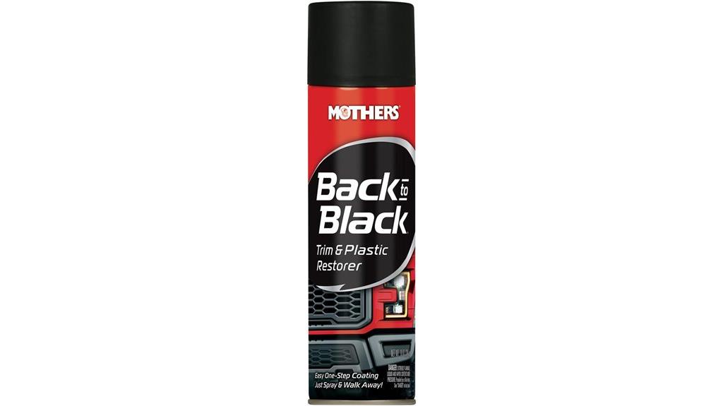 back to black aerosol restorer