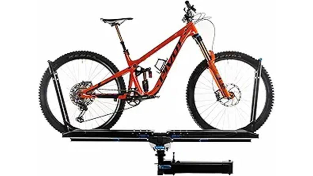 bike hitch rack swing away