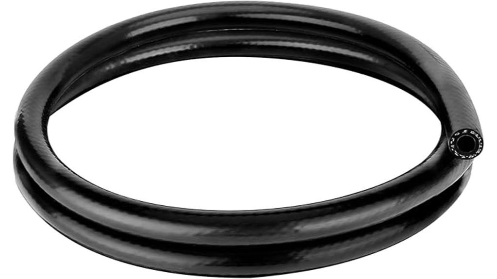 black 5ft silicone radiator hose