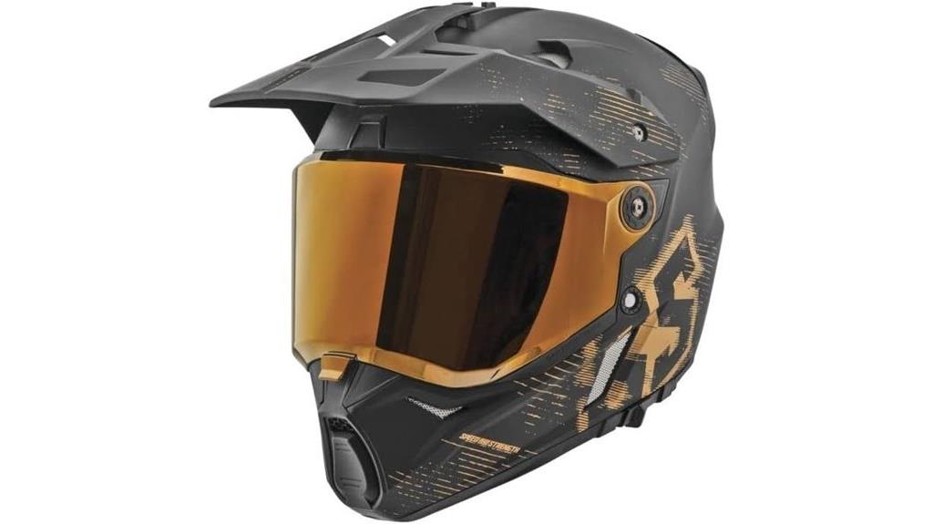 black gold helmet 2xl