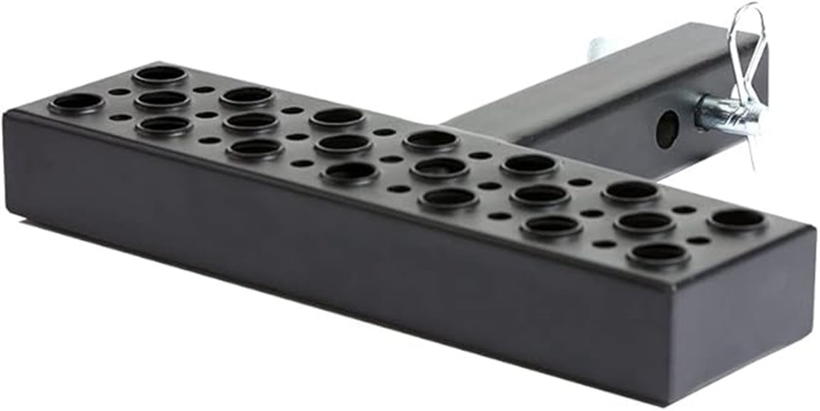 black hitch step guard
