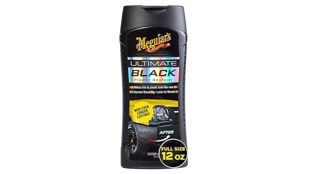 black plastic restorer