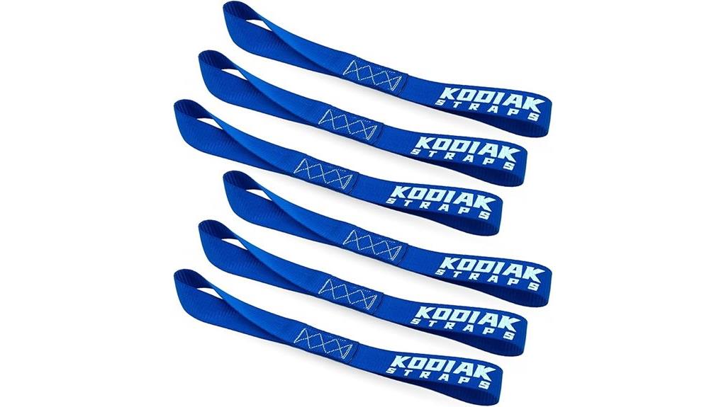 blue 6 pack tie down straps