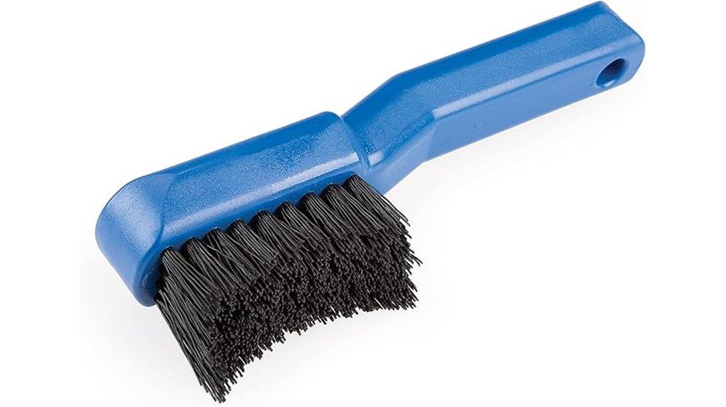 blue cassette cleaning brush