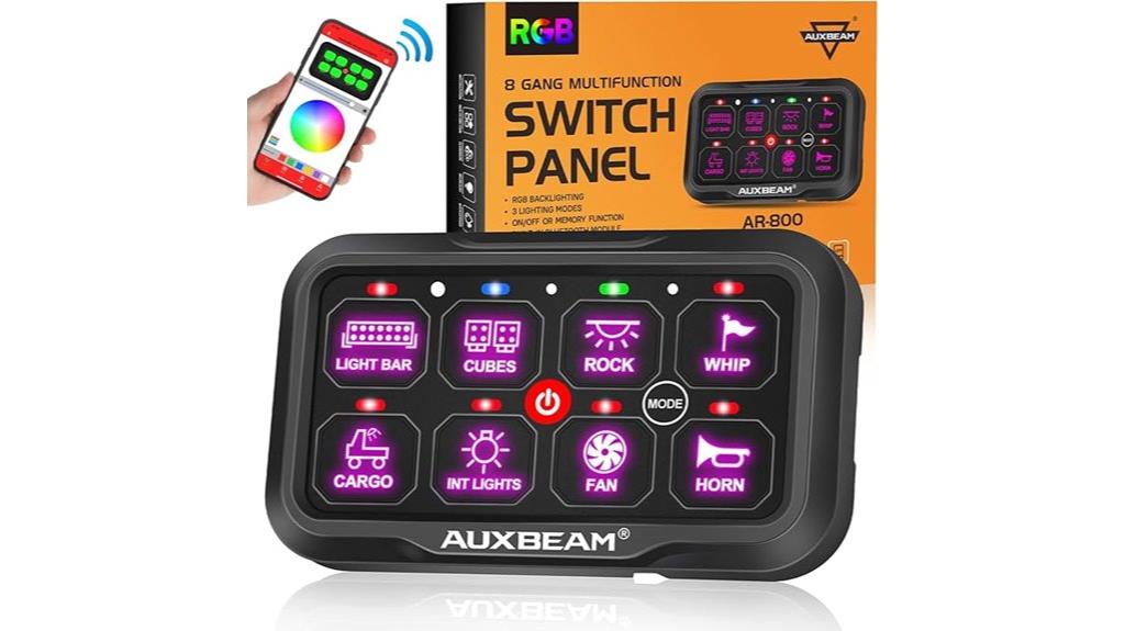 bluetooth rgb switch panel