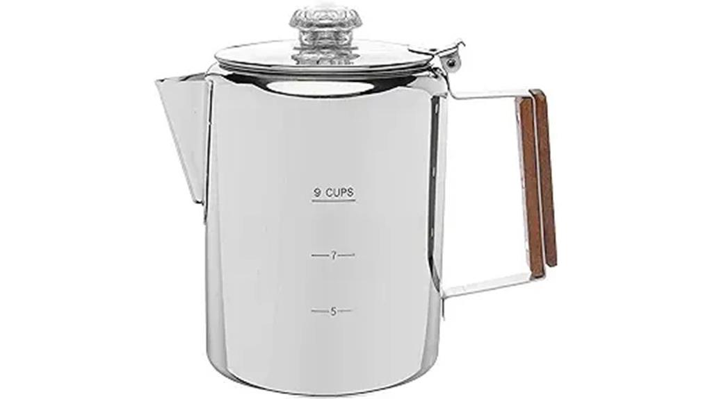 bozeman aluminum free coffee pot