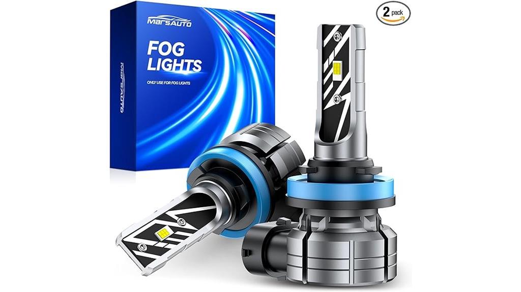 bright white fog lights